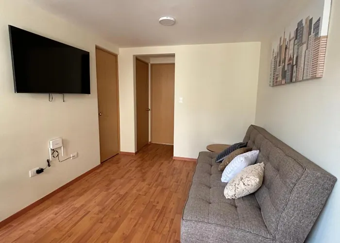 Apartamento Departamento Estadio Gnp Antes Foro Sol, Autodromo Hermanos Rodríguez, Palacio De Deportes, Muy Cerca De Aeropuerto, Cdmx *